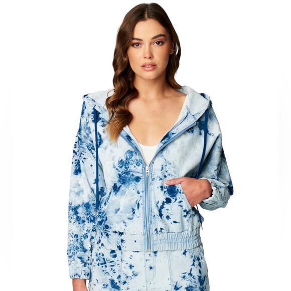 *SOLD* NWT! Blank NYC Full Moon Tie Dye Athleisure Sweatshirt - Size Large - Picture 3 of 16